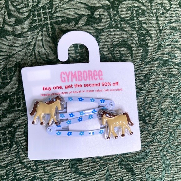 NWT Gymboree horse barrettes malibu cowgirl pony - Picture 2 of 3